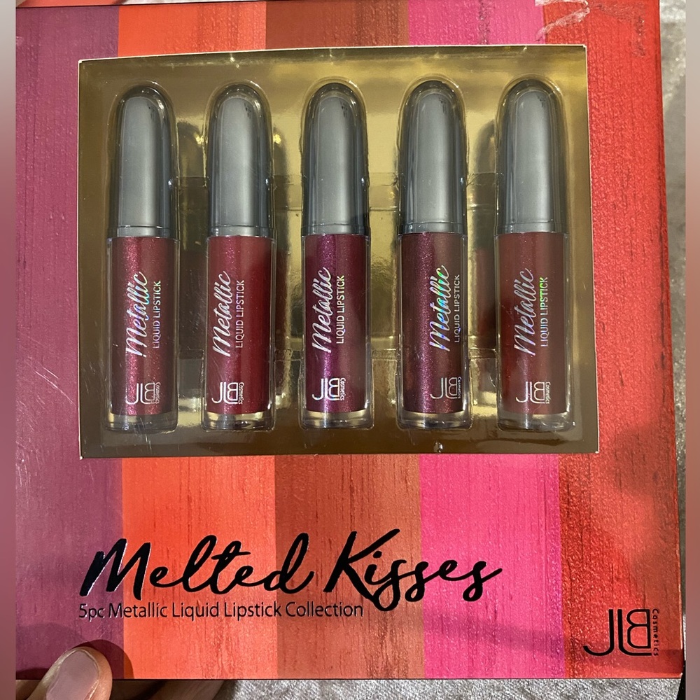 New JLB metallic liquid lipsticks